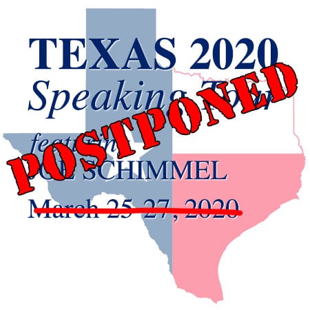 Texas 2020 Speaking Tour