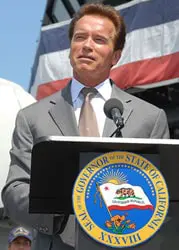 California Governor Arnold Schwarzenegger