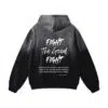 Fight the Good Fight Hoodie BACK (Black)