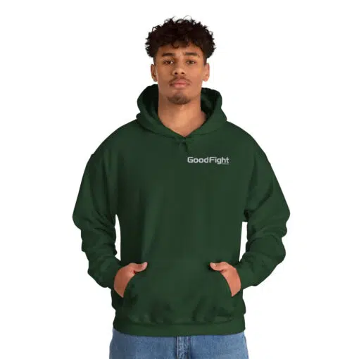 Fight the Good Fight Heavy Blend Hoodie - Image 6
