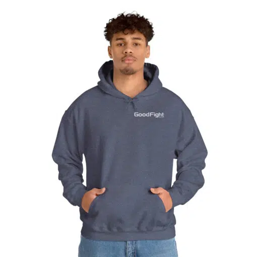 Fight the Good Fight Heavy Blend Hoodie - Image 3