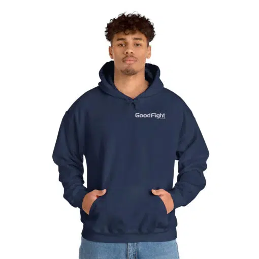 Fight the Good Fight Heavy Blend Hoodie - Image 4