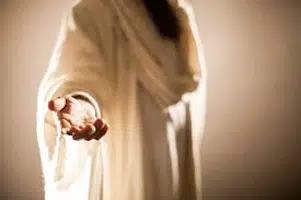 Jesus Reaching Out His Hand